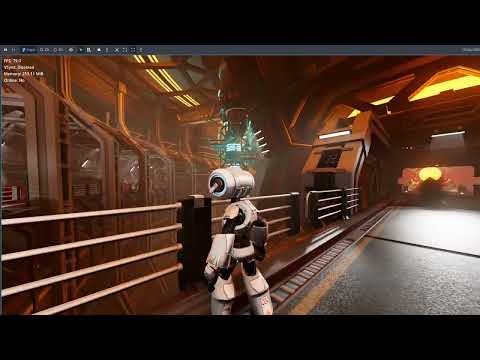 Godot 4.4.1 Third Person Shooter Demo - 3D Environment Test [2025]