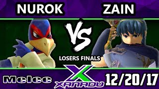 S@X 233 Melee - Nurok (Falco) Vs. Zain (Marth) - Smash Melee Losers Finals - SSBM