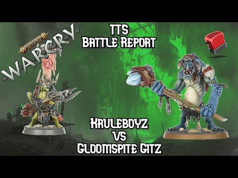 Kruleboyz vs Gloomspite Gitz | Warcry TTS Battle Report