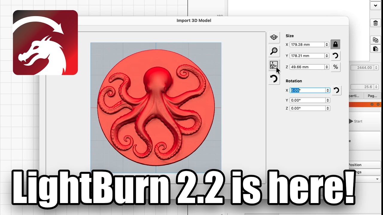 LightBurn 2.2: True Nest, Center Line Trace, Camera Print and Cut, and ...