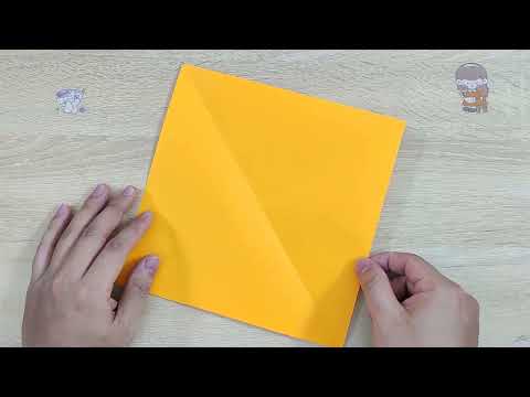 Instructions for folding cute paper bags to decorate the room more beautiful Part 4654