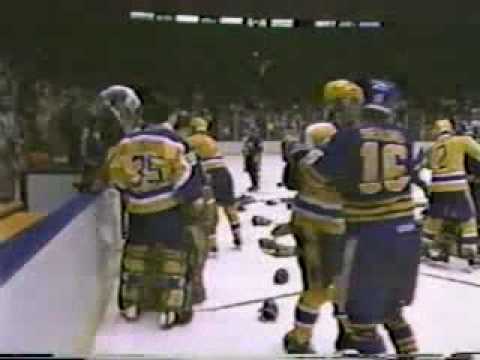 Sabres vs. Kings bench clearing brawl