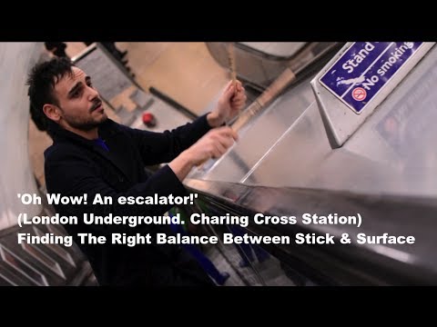 Oh Wow! An escalator! (Drumming at the London Underground)