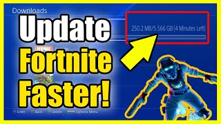 How to UPDATE Fortnite Faster on PS4, PS5, Xbox (Fast Method!)
