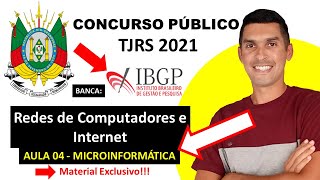 Aula 04 - Redes de Computadores e Internet - CONCURSO PÚBLICO TJRS 2021 - Banca IBGP.
