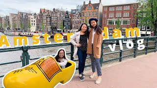 Amsterdam Weekend || TRAVEL VLOG ft. Canal Tour, Hortus Botanicus, Moco Museum, Vondelpark, & MORE