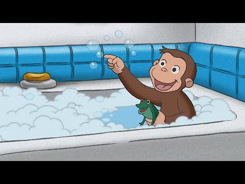 Capa de George, o Curioso 🛁 Hora do Banho 🛁 Desenhos Animados em Português