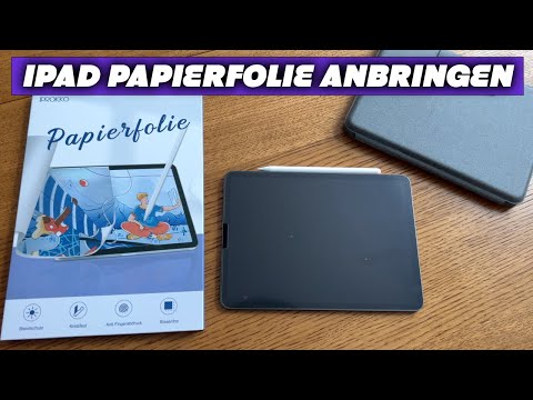 Ipad Papierfolie anbringen - Simple (Tutorial)
