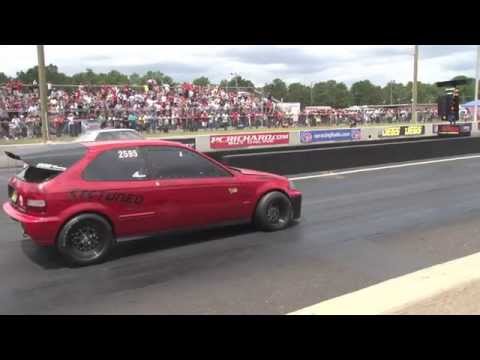 Nyce1s - Frankie's K-Unit All Motor Honda Civic @ Pan American Nationals Atco...