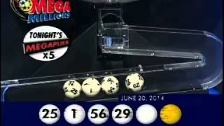 2014 06 20 Mega Millions Numbers and draw results