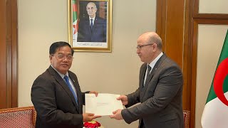 الوزير الأول يستقبل وزير الدولة لمملكة كمبوديا المكلف بالشؤون الإسلامية