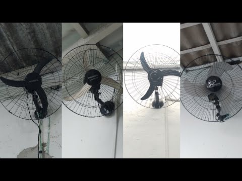 Ventiladores de parede Ventisol, Mondial e Venti-Delta Oscilante.