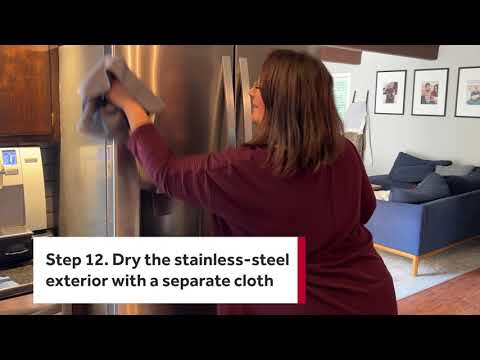 How to Clean a Bottom-Freezer Refrigerator