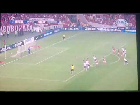 Gol de Independiente contra Flamengo - Final Copa sudamericana 2017