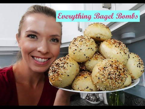 Everything Stuffed Bagel Bombs l Full Tutorial l Make Ahead Breakfast