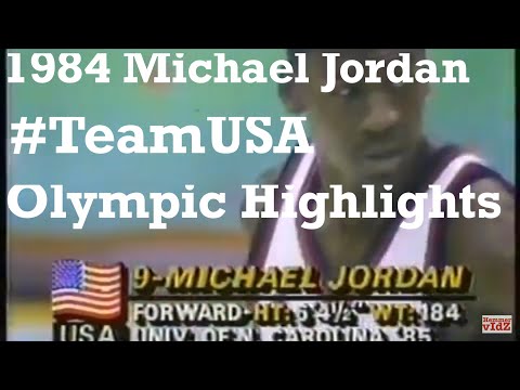 When Michael Wore #9 🇺🇸  🇺🇸  Michael Jordan 1984 #TeamUSA Hilights 🇺🇸  🇺🇸  1984 Los Angeles Olympics