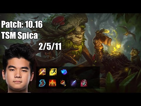 TSM Spica JUNGLE Ivern vs Graves NA Ranked 10.16 2/5/11