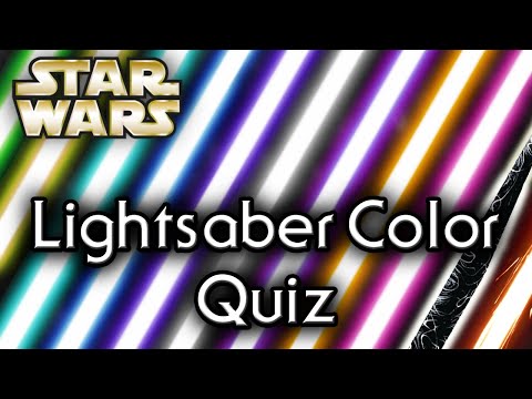 Find out YOUR lightsaber COLOR! (NEWEST UPDATE) - Star Wars Quiz