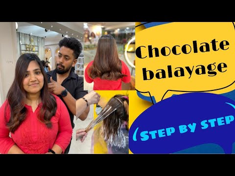 Chocolate balayage कैसे करे || how to do chocolate...