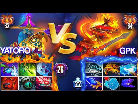 YATORO Phantom Lancer vs GPK Ember Spirit | The Crazy Battle Between 2 Of The Best Russian Players