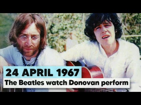 April 24, 1967: The Beatles watch Donovan perform in London | #onthisday