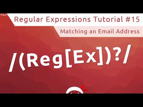 Regular Expressions RegEx Tutorial 1 What is RegEx