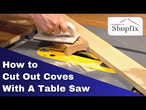 Mastering Cove Cutting with a Table Saw