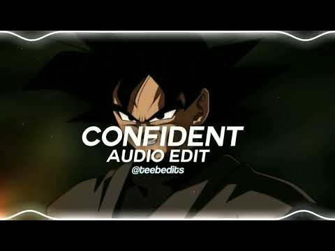 confident - justin bieber [edit audio]