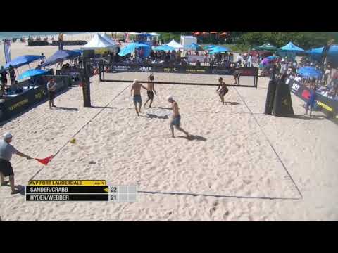 Crazy Beach Volleyball Fight | Taylor Crabb fights John Hyden at 2022 AVP Fort Lauderdale.. #shorts