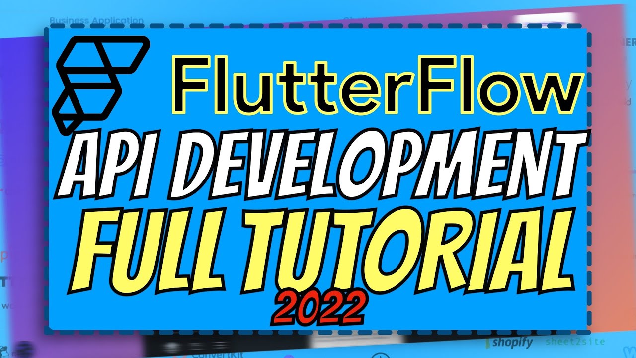 FlutterFlow: API Development (FULL TUTORIAL) | FlutterFlow Tutorial for Beginners 2022