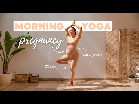 20 Min Pregnancy Yoga | sanfte Morgenroutine für Schwangere ☀️