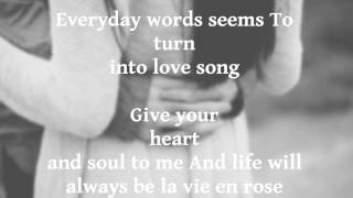La vie en rose   Daniela Andrade   Lyrics