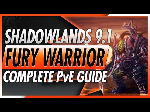 NEW 9.1 Fury Warrior PvE Complete DPS Guide! Covenant, Legendary, Talents, Soulbinds, etc!