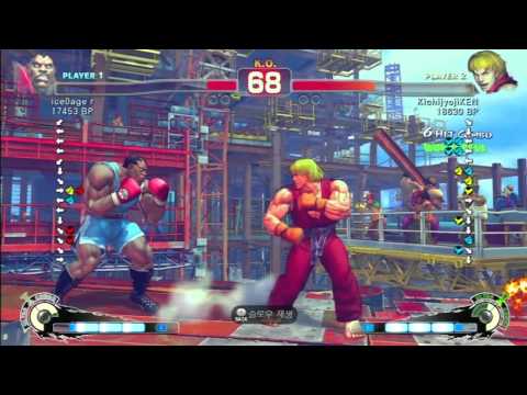 SSF4 Rank Match  ice0age r (BO)  vs  KichijyojiKEN (KE) 1