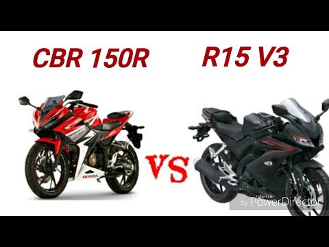 Yamaha R15 V3 Vs Honda Cbr 150r New Model 2017 In India Review