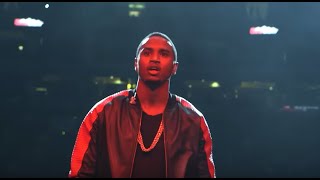 Trey Songz surprises J Cole at Powerhouse 2014 in Philadelphia