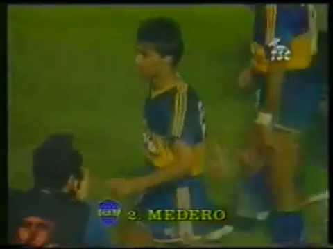 Gol de Medero a Platense - Marcelo Araujo: "Si lo haces me voy" 1992