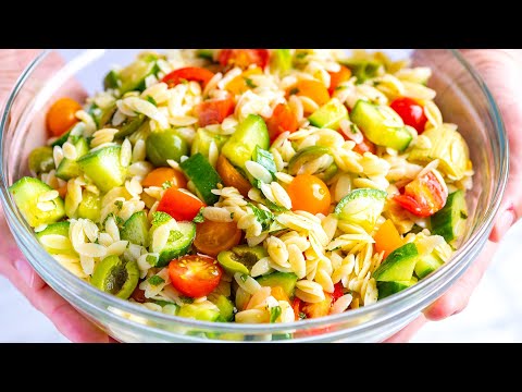 Easy Orzo Pasta Salad Recipe