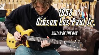 Video thumbnail for 1958 Gibson Les Paul Jr. Double Cut TV Yellow | Guitar of the Day by Normans Rare Guitars