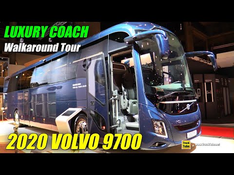 2020 Volvo 9700 57-Seat Luxury Coach - Walkaround Exterior Interior Tour