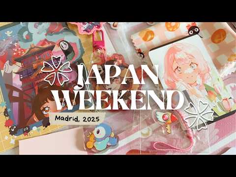 JAPAN WEEKEND MADRID 2025 ♡ anime & manga, artist alley and merch unboxing ❀