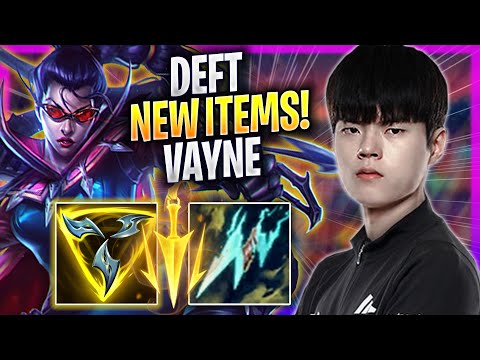 DEFT TRIES VAYNE WITH NEW ITEMS! - DK Deft Plays Vayne ADC vs Zeri! | Season 2023