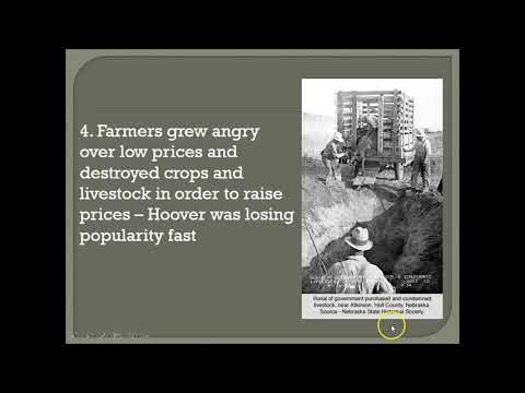 Online Lecture 14-3 Hoover Struggles with the Depression