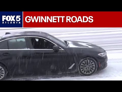 Snow still falling hard in Gwinnett County | FOX 5 News