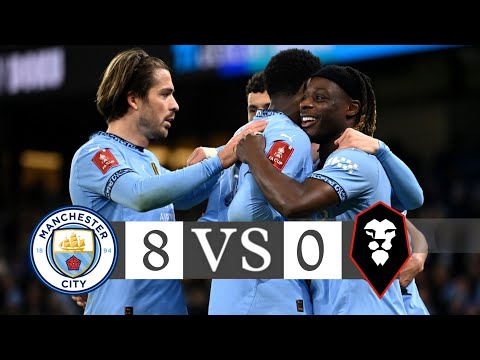 Manchester City vs Salford City  | 8-0 | extended highlights and goals