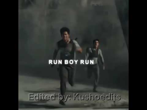 Run boy Run "MAZE RUNNER" #mazerunner #newt #thomas #minho #themazerunneredit #runboyrun
