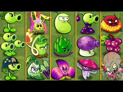 Random Team 3 Plants PVZ 1 vs PVZ 2 - Who Will Win? - PvZ 2 Team Plant Battlez