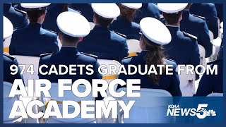Former Air Force Academy cadets become next generation of armed forces