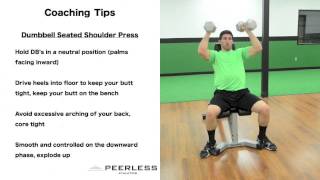 198. Seated Dumbbell Shoulder Press