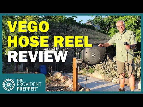 Vego Retractable Hose Reel Review: Our Homestead Game-Changer #vegogarden